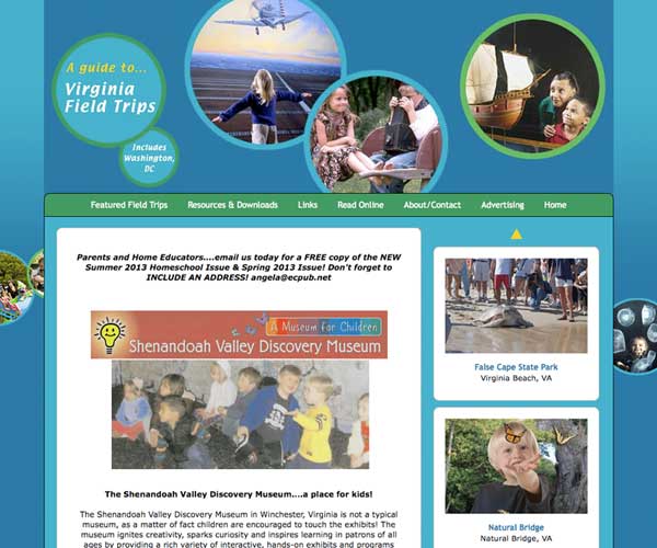 Virginia Field Trips Guide screenshot